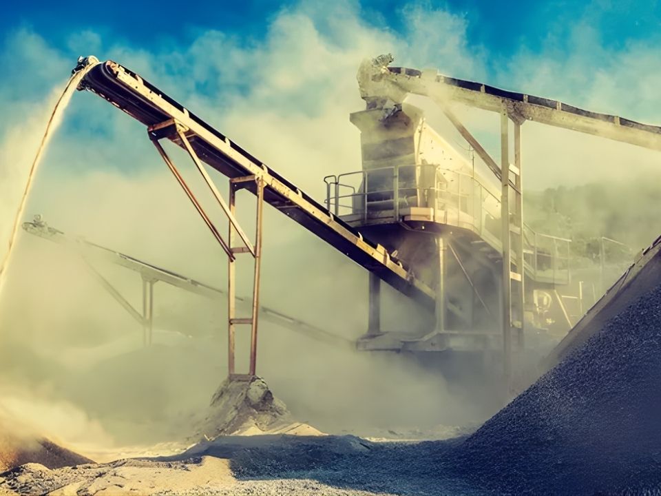 A quarry ready for cleaning